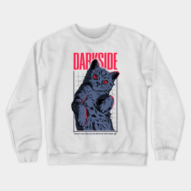 Dark Side Crewneck Sweatshirt by Rhunno